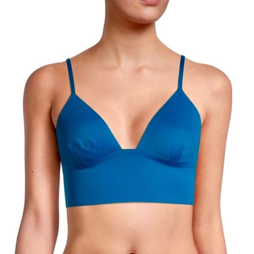 Free People Sage Longline Bralette Exotic Aqua XL